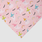 Papier voor roze halloween (Detail)
