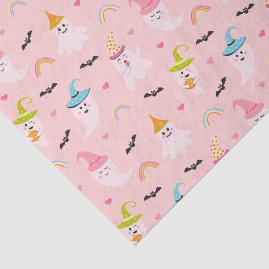 Papier voor roze halloween (Detail)