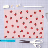 Papier voor roze ladybug (Craft)