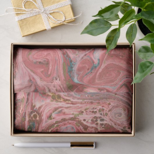 Papier voor roze marmer (Geschenk)