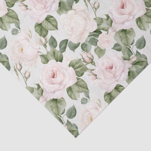 Papier voor roze rozen (Detail)