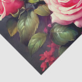 Papier voor roze rozen (Detail)