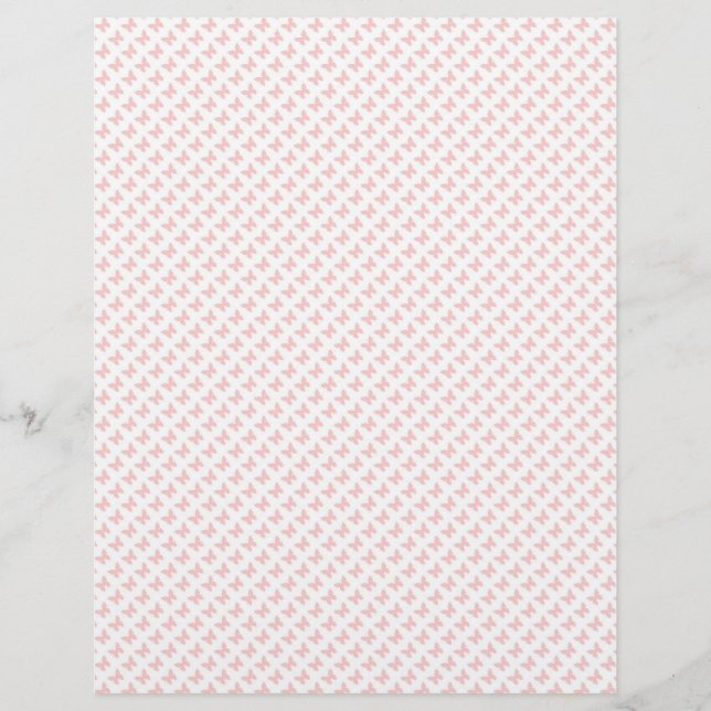 Papier voor roze vlindervloerpapier (Voorkant)