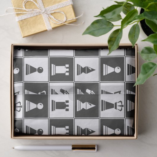 Papier voor schaakartikelen Patroonontwerp (Geschenk)