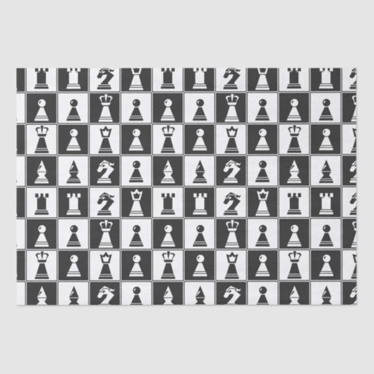 Papier voor schaakartikelen Patroonontwerp (Voorkant)