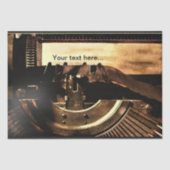 Papier voor  schrijfmachine - Aangepast deduplicat (Voorkant)