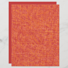 Papier voor scrapbook van roodgeel dunne lijnen