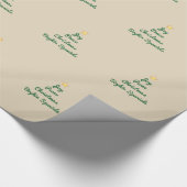 Papier voor snelle kerstbekroning met vreugde (Hoek)