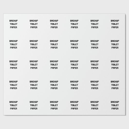 Papier voor snelle opvulling van back-uptoiletten (Vlak)