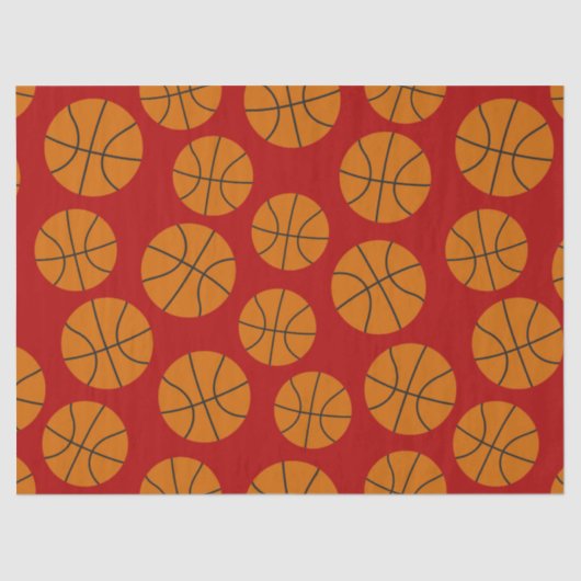 Papier voor sportbeoefening met basketbal (Voorkant)