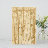 papier voor sterk met koffie bevlekt perkament (Staand voorkant)