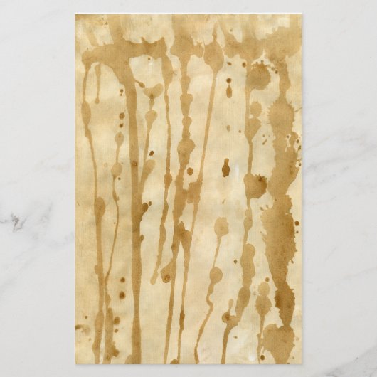 papier voor sterk met koffie bevlekt perkament (Voorkant)