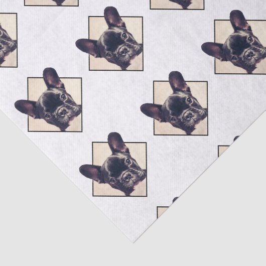 Papier voor stierenhondenweefsel (Detail)