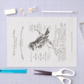 Papier voor taafweefsel van franse muziek (Craft)