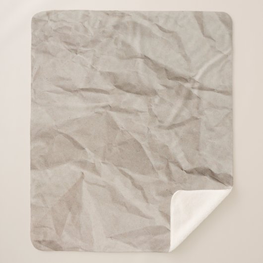 Papier voor textuurverpakking sherpa deken (Voorkant)