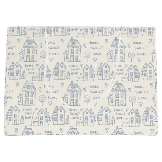 Papier voor thuisverpakking groot cadeauzakje (Voorkant)