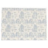 Papier voor thuisverpakking groot cadeauzakje (Achterkant)