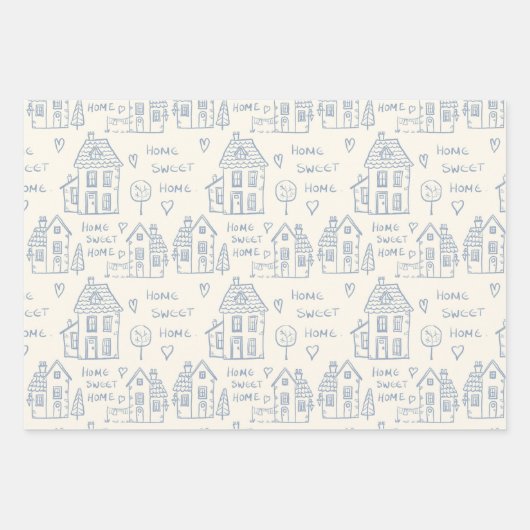 Papier voor thuisverpakking inpakpapier vel (Voorkant 3)