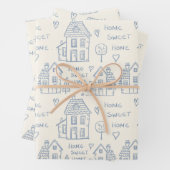 Papier voor thuisverpakking inpakpapier vel (In situ)