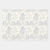 Papier voor thuisverpakking inpakpapier vel (Voorkant)