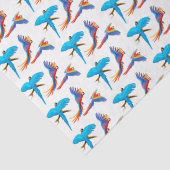 Papier voor Tropische Macaw Parrots (Detail)