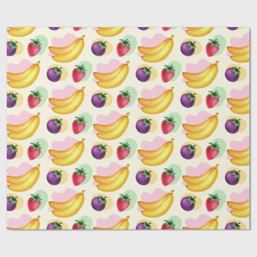 Papier voor tropische opvulling van fruit (Vlak)