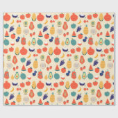 Papier voor tropische opvulling van fruit (Vlak)