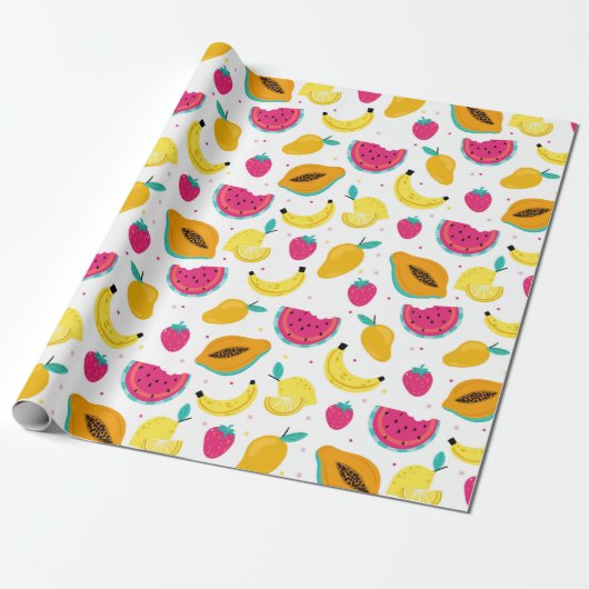 Papier voor tropische opvulling van fruit (Uitgerold)