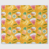 Papier voor tropische opvulling van fruit (Vlak)