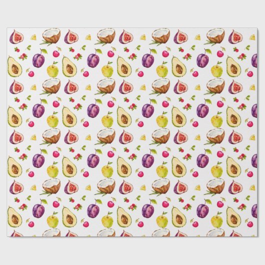 Papier voor tropische opvulling van fruit (Vlak)