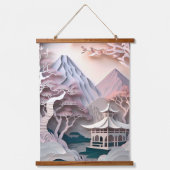 Papier voor tuinbouw in paviljoen hangend wandkleed (Voorkant)