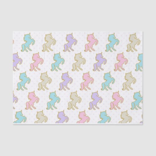 Papier voor Unicorn van pasteel (Voorkant)