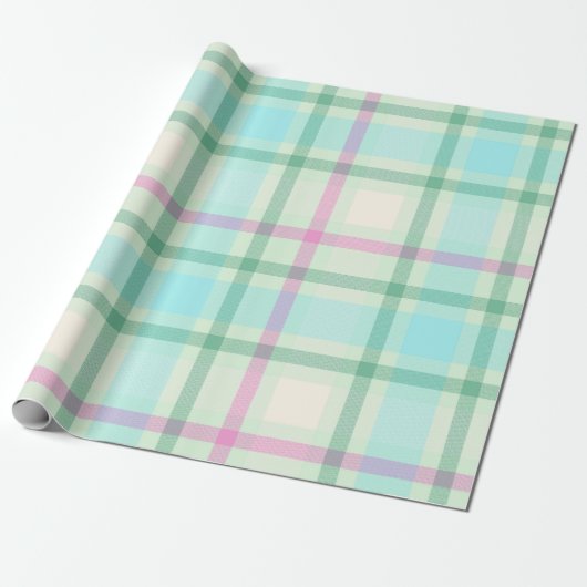 Papier voor verpakkingsdoeleinden van Tartan Pset (Uitgerold)
