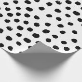 Papier voor verpakkingsdoeleinden van zwart-wit (Hoek)