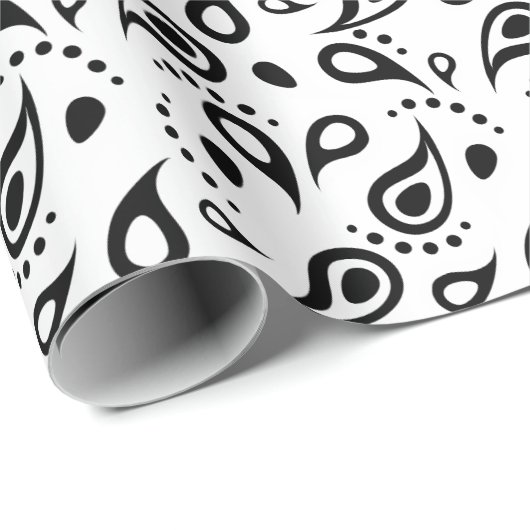 Papier voor verpakkingsdoeleinden van zwart-wit en (Rol Hoek)