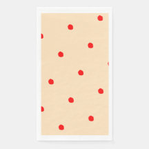 Papier voor verzadigde polka-stippen Napkin