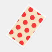 Papier voor verzadigde polka-stippen Napkin Servet (Hoek)