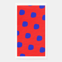 Papier voor verzadigde polka-stippen Napkin Servet