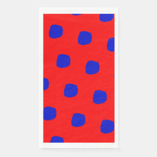 Papier voor verzadigde polka-stippen Napkin Servet