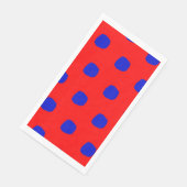 Papier voor verzadigde polka-stippen Napkin Servet (Hoek)