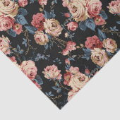 Papier voor Victoriaans bloemetjespatroon roos (Detail)