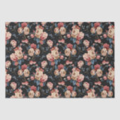 Papier voor Victoriaans bloemetjespatroon roos (Voorkant)