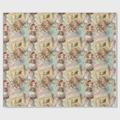 Papier voor Victoriaans kerstbekroonde pasta's (Vlak)