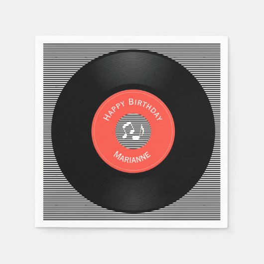 Papier voor vinylrecords Napkins Servet (Voorkant)