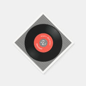 Papier voor vinylrecords Napkins Servet (Hoek)