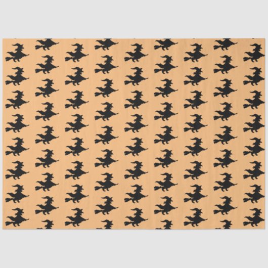 Papier voor vliegende heks-halloween (Voorkant)