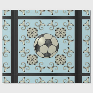 Papier voor voetbal plakbandBaby Blue 2
