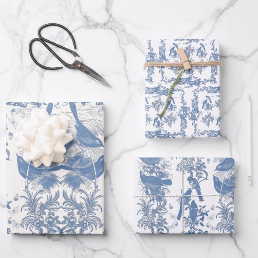 Papier voor vogeltegel inpakpapier vel (Voorkant)