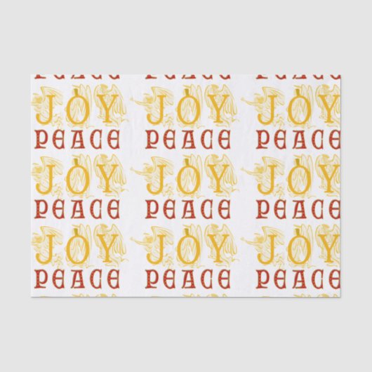 Papier voor vredes- en Joy-weefsel (Voorkant)