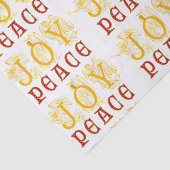 Papier voor vredes- en Joy-weefsel (Detail)